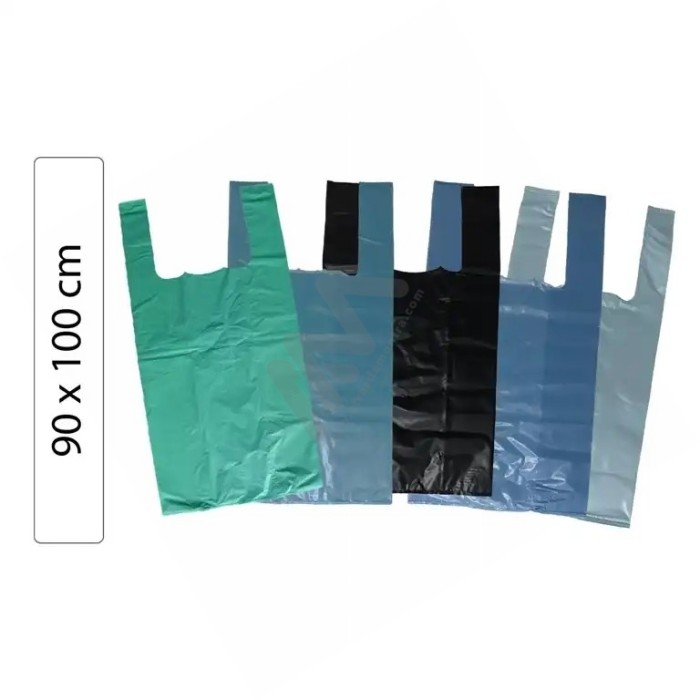 Sacos Plástico Alça Cores 90x100 c/ 55 microns - 10kg