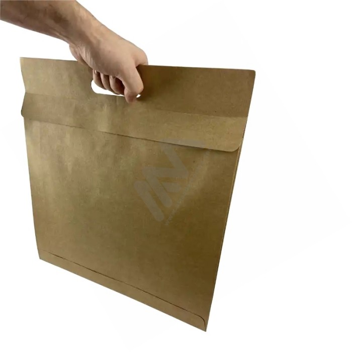 Kraft Paper Envelopes with adhesive 390x370+75mm