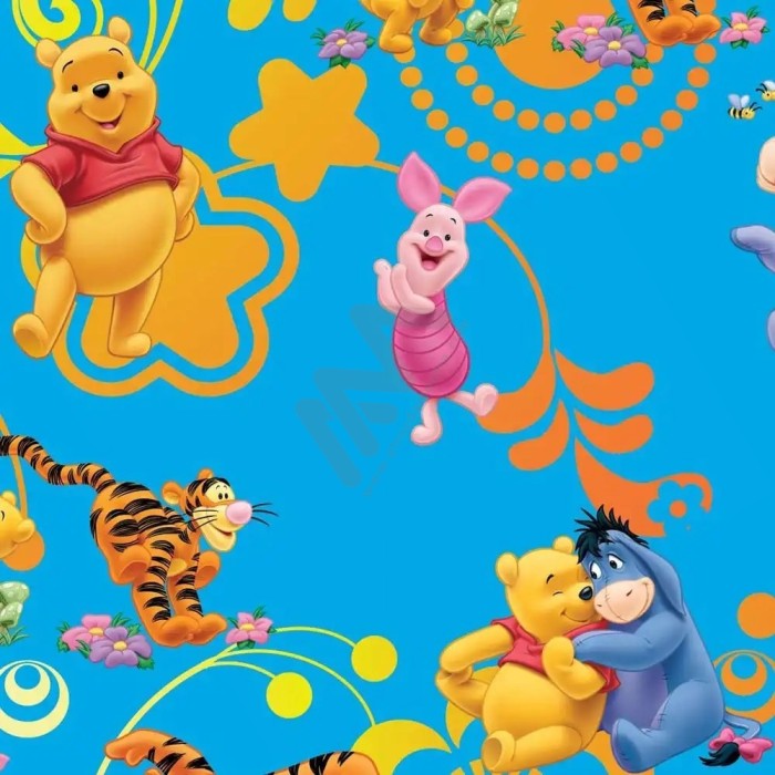 Papel de embrulho Disney Winnie The Pooh c/25 folhas 70x100cm