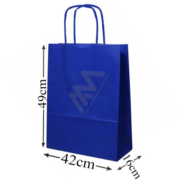 Blue Paper Bags 42x49x16