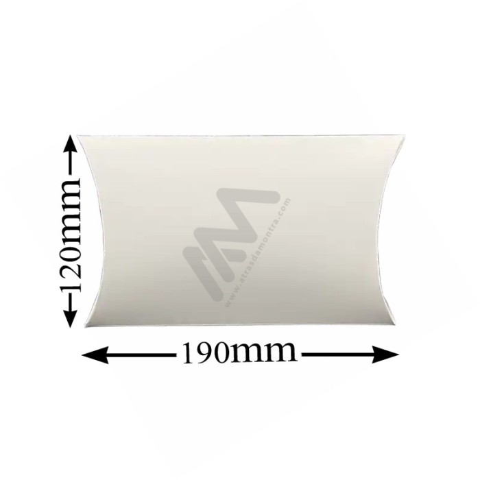 White Gift boxes in Cardboard 190x120x35mm - 4 units