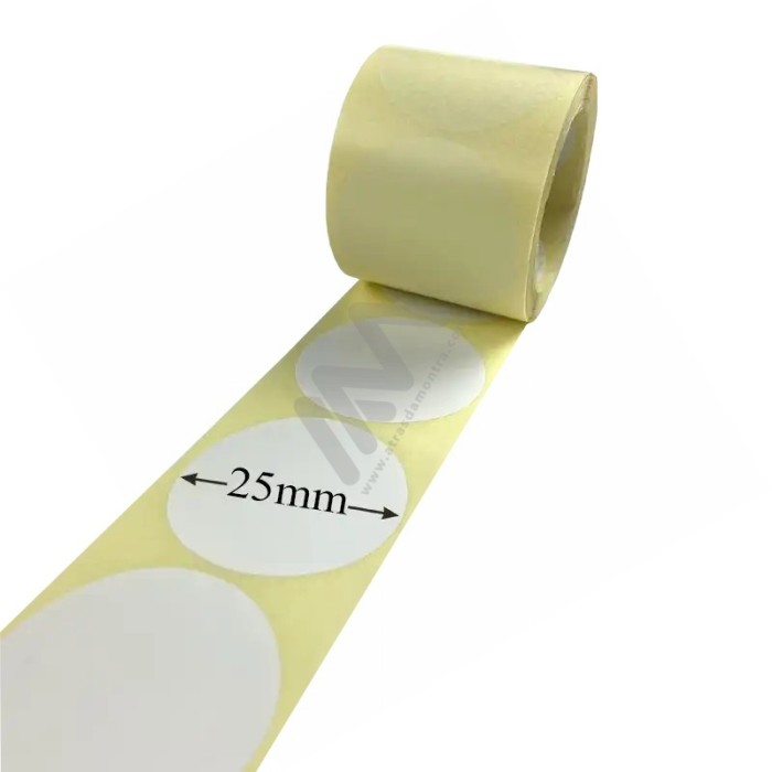 Roll with 200 labels Ø 25mm