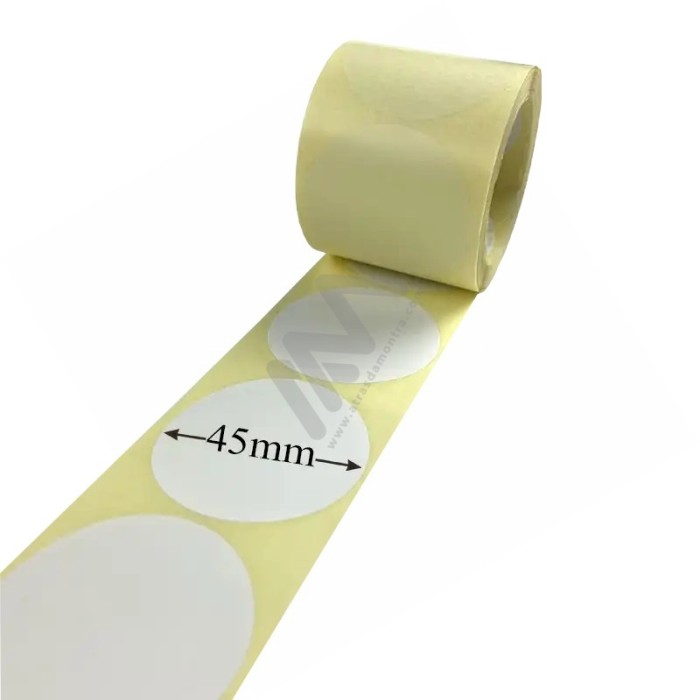 Roll with 200 labels Ø 45mm