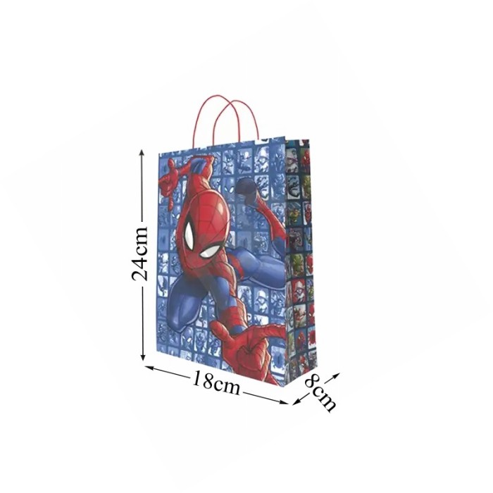 SPIDERMAN Paper Bags 18x24x8