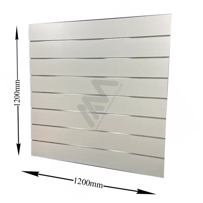 White slatwall Panel 1200x1200mm