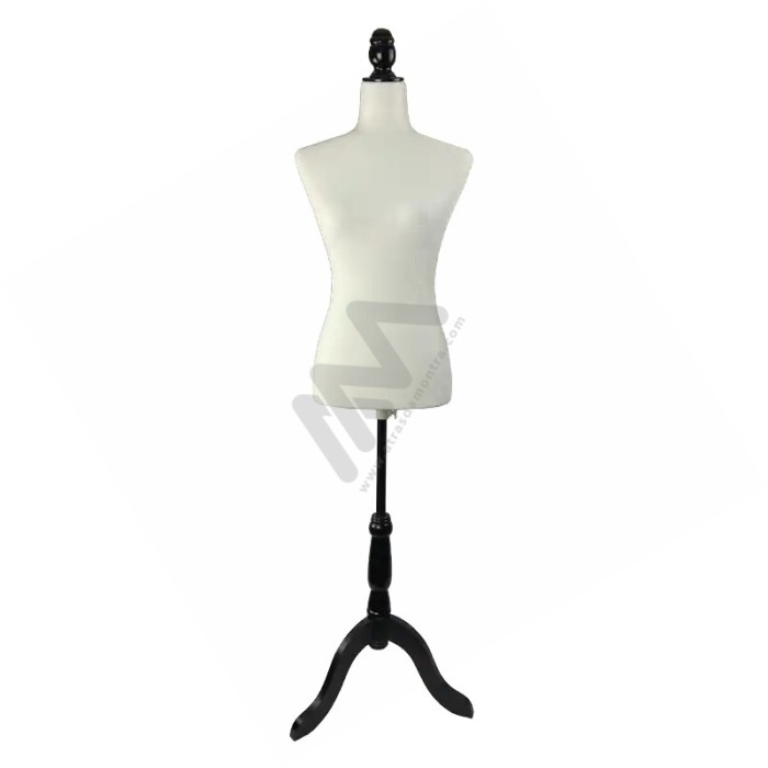 Busto Senhora Branco c/Base Tripé %shop-name%