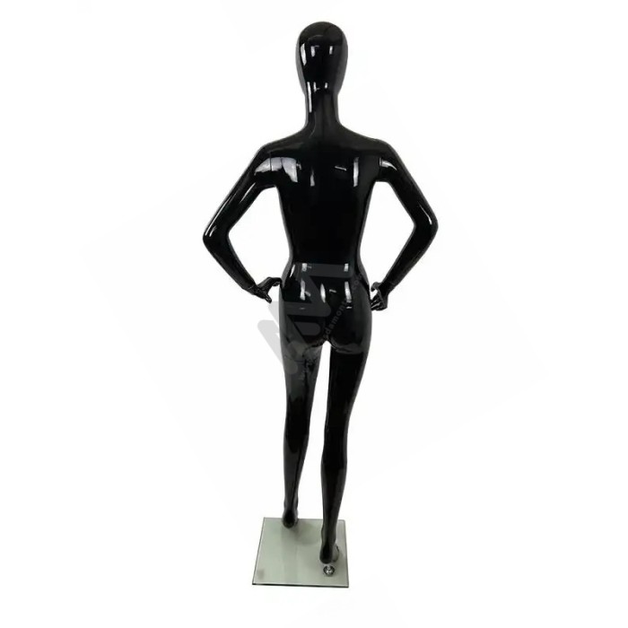 Manequim Senhora c/ Cabeça Preto