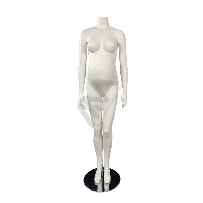 White Pregnant Woman / Lady Mannequin without Head %shop-name%