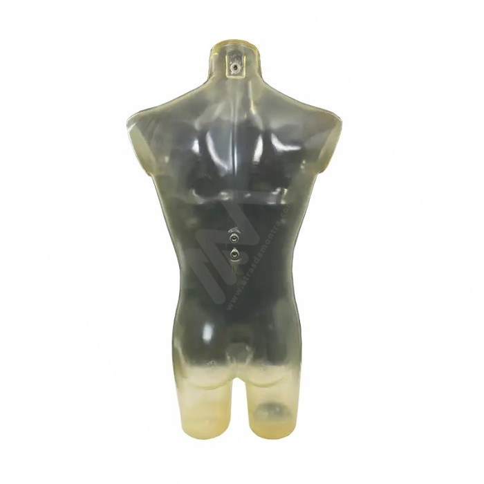 Busto em PVC Homem Transparente OUTLET
