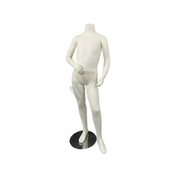 White 8/10-year-old Child Mannequin without Head OUTLET %shop-name%