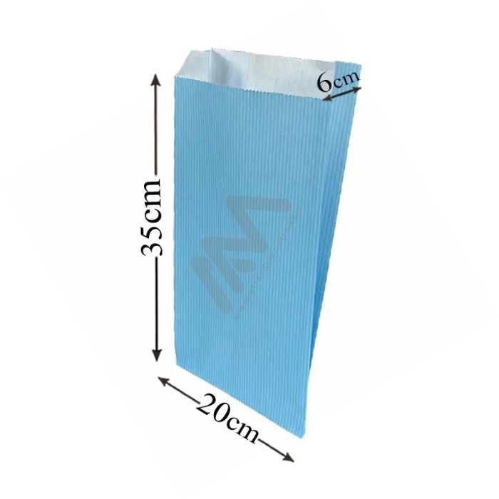 Envelopes Azul Claro 20+6x35
