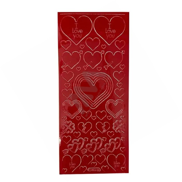 Laser Labels Sheet BLISTER  "Valentine's day"