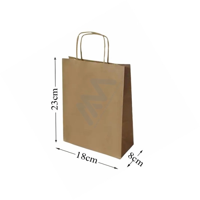 Brown Kraft paper bags 18x24x8