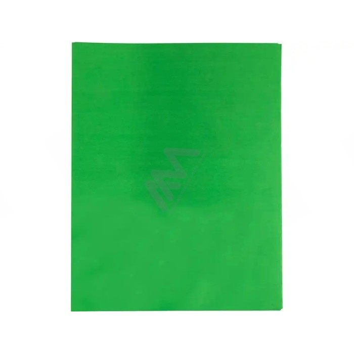 Papel Seda 18g/m² verde 52x76 c/ 25 folhas