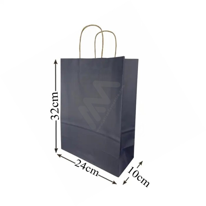 Blue Paper Bags 24x32x10