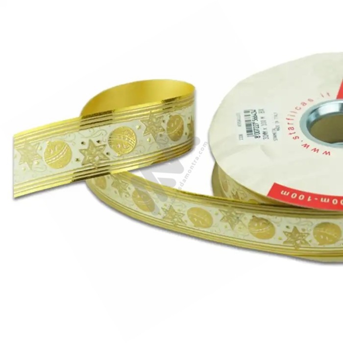 Christmas Decorative Wrapping Tape "Versailles bx" 31mm x 100m