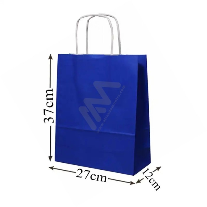 Blue Paper Bags 27x37x12