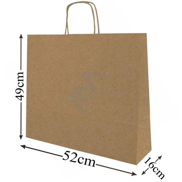 Kraft paper bags 52x49x16