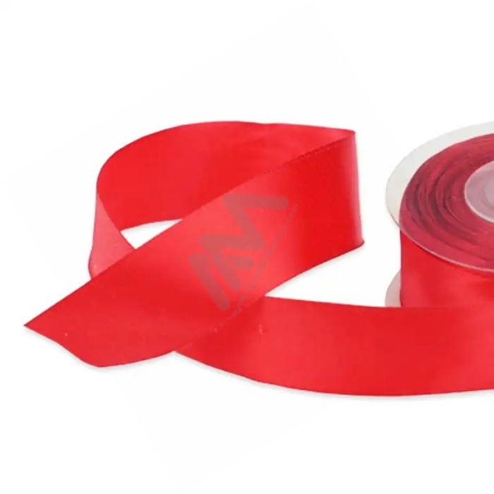 Red *026 Satin Wrapping Tape 25mm x 16m