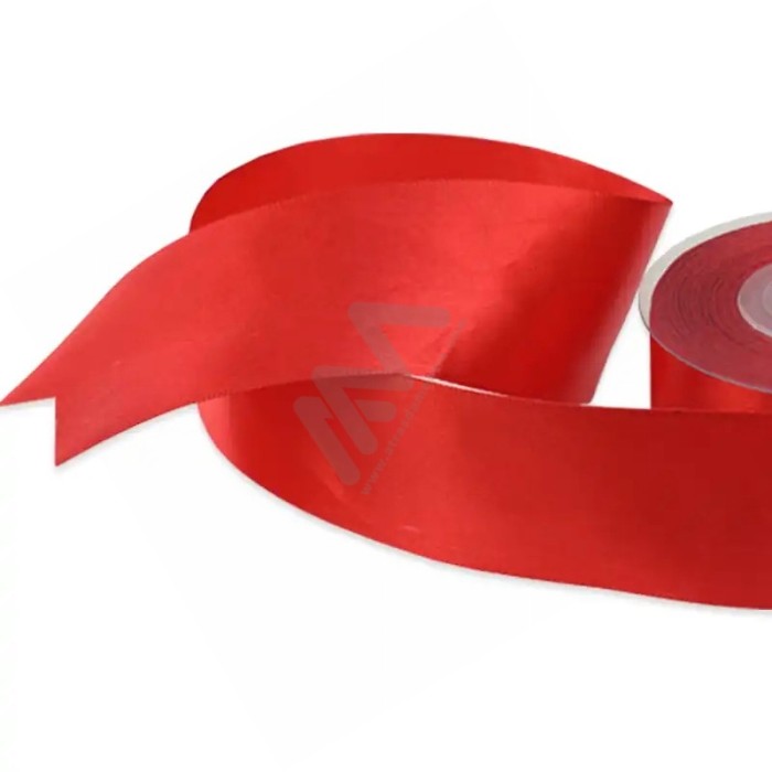 Red *026 Satin Wrapping Tape 40mm x 16m