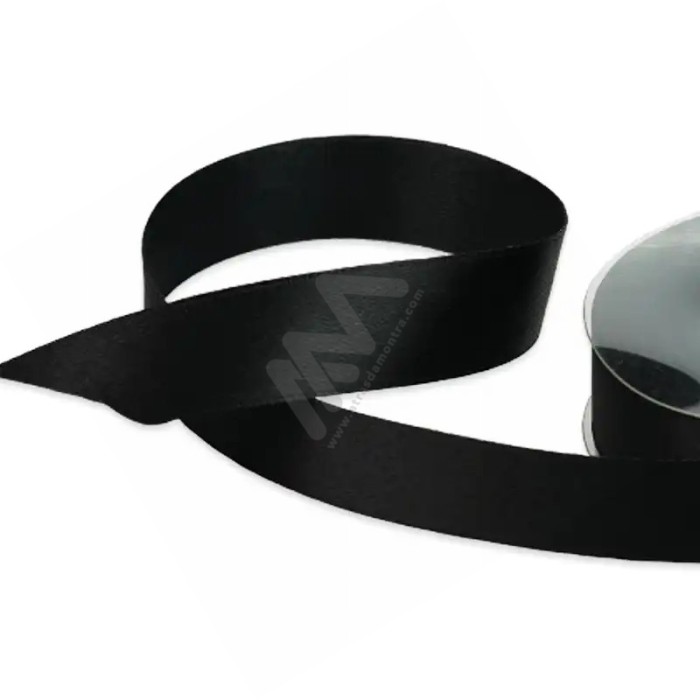 Black *039 Satin Wrapping Tape 20 mm x 16m