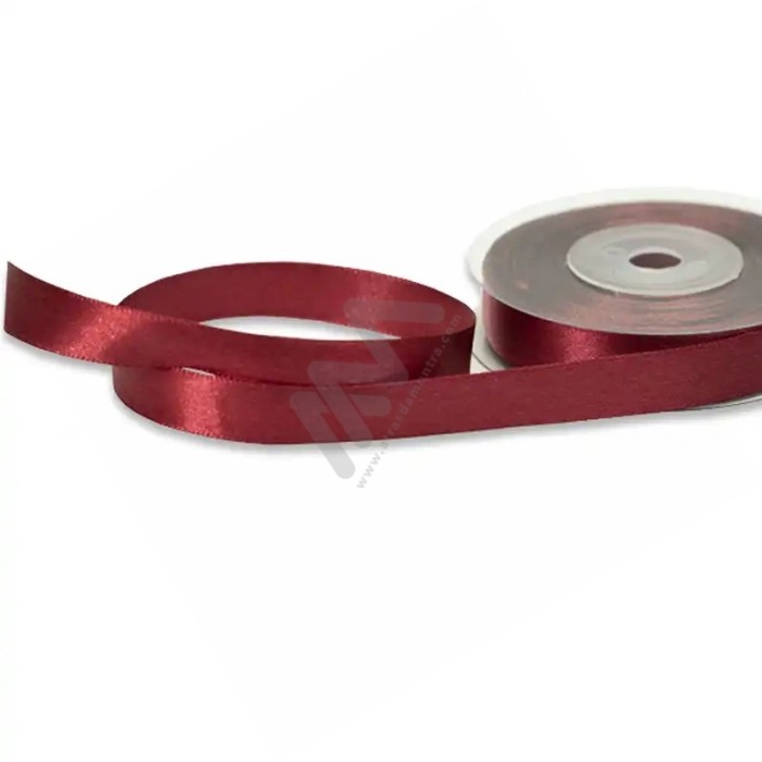 Dark Red *033 Satin Wrapping Tape 12mm x 20m