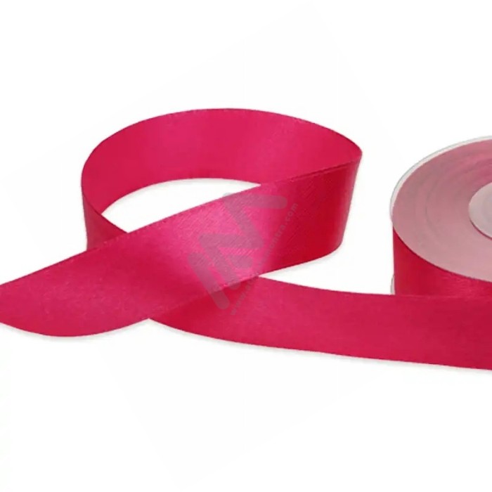 Pink satin wrapping tape 20 mm x 16m