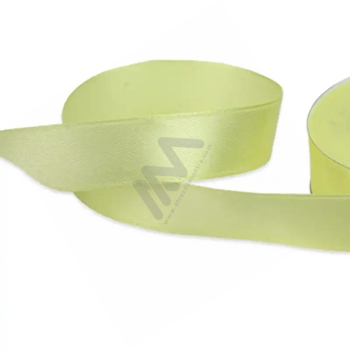Pastel Yellow *009 Satin Wrapping Tape 20mm x 16m