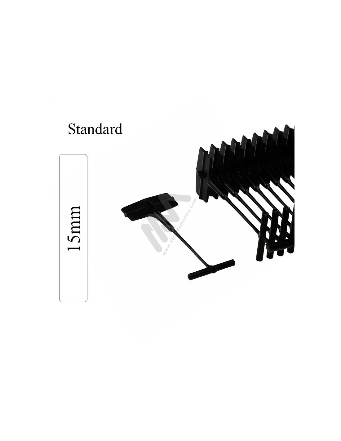 Black Tag Pin for tagging gun 15mm