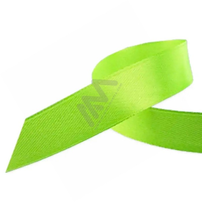Neon Green *057 Satin Wrapping Tape 20mm x 16m