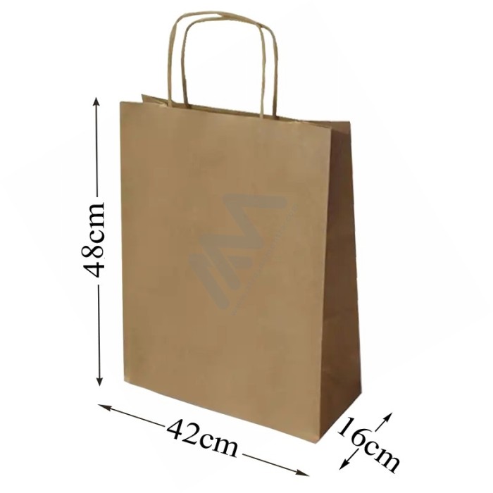 Brown Kraft paper bags 42x48x16