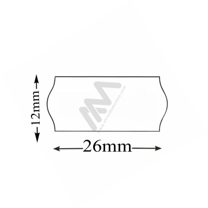 Label Roll 26x12