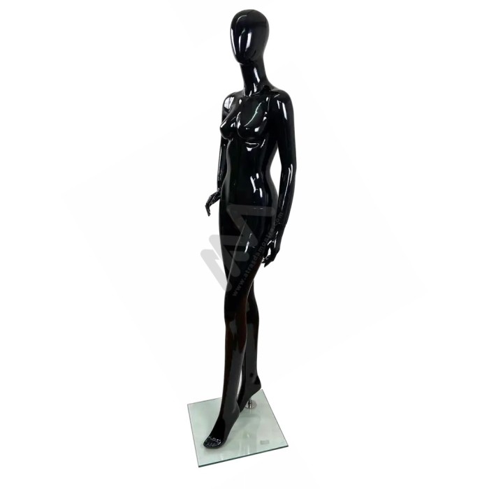 Manequim Senhora c/ Cabeça Preto