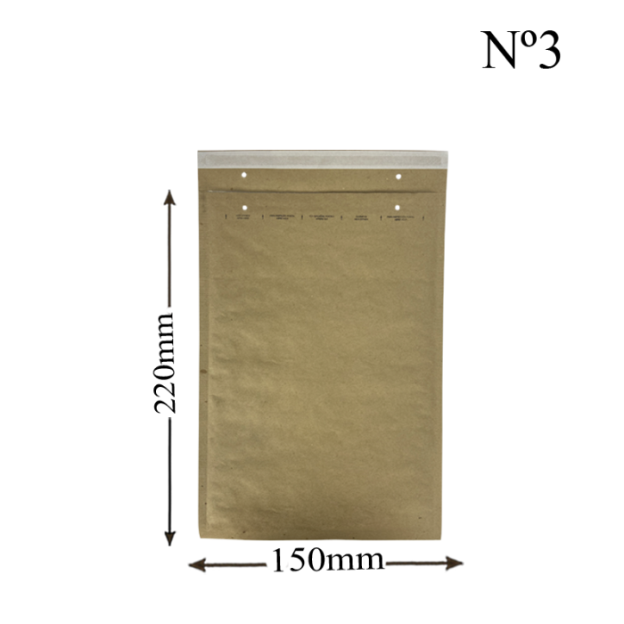 Envelope Almofadado kraft nº3 - 150x220mm