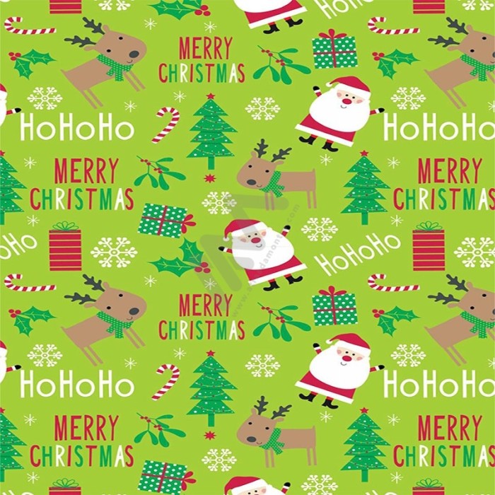 Christmas Wrapping Paper w/ 25 sheets 70x100cm