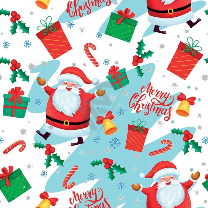 Christmas Wrapping Paper w/ 25 sheets 70x100cm