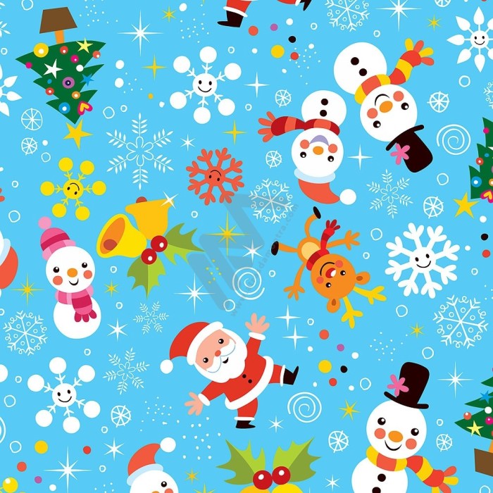 Christmas Wrapping Paper w/ 25 sheets 70x100cm