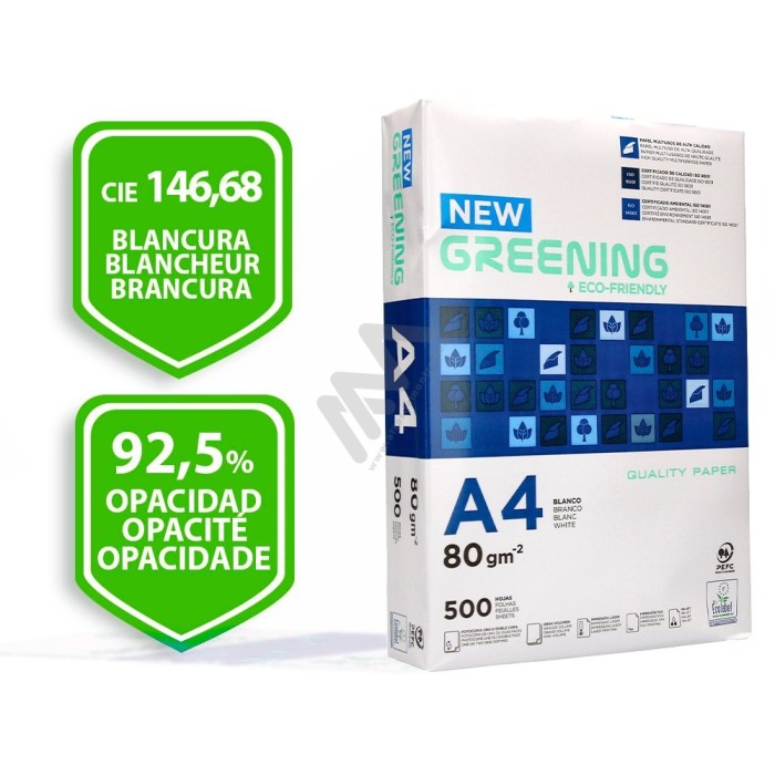 A4 GREENING Paper, 500 sheets 80 g/m²