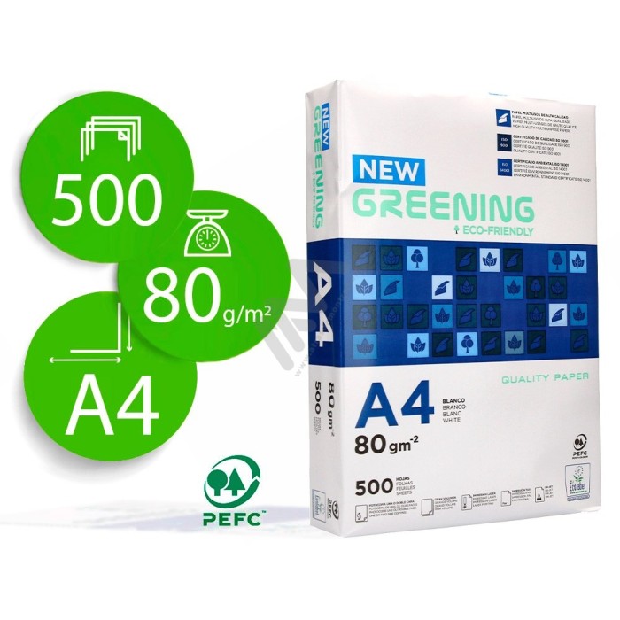 A4 GREENING Paper, 500 sheets 80 g/m²