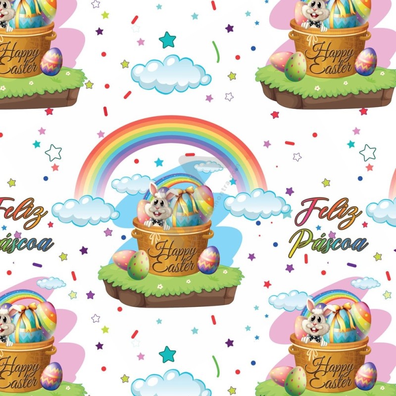 Easter Wrapping Paper w/ 25 sheets 70x100cm