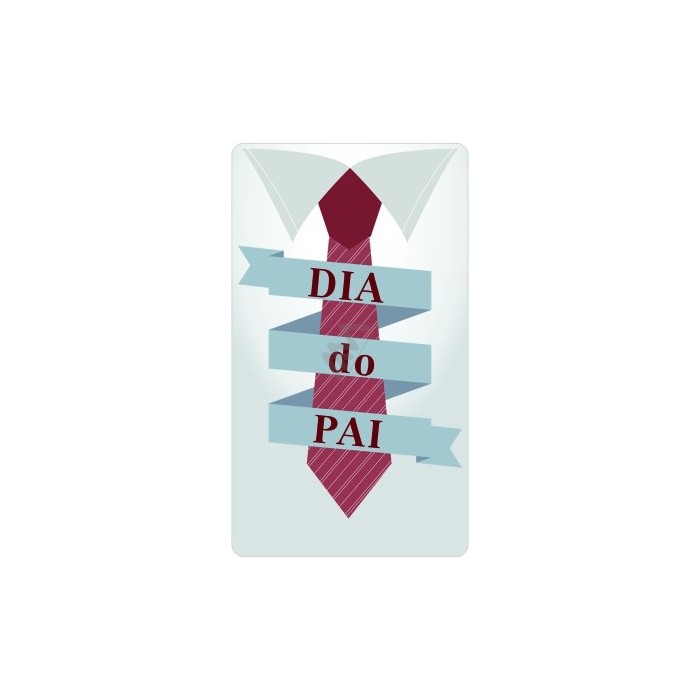 Roll with 200 Sticker Labels "Dia do Pai"
