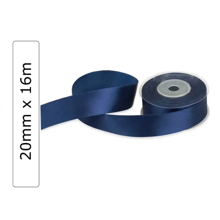 Dark Blue *038 Satin Wrapping Tape 20mm x 16m