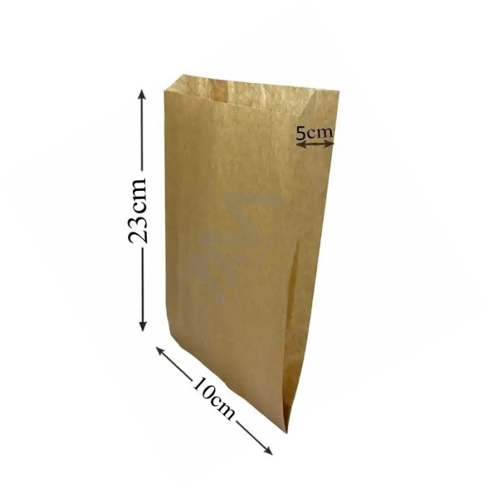 Kraft Paper Pouches 10x23+5 - 1000 units
