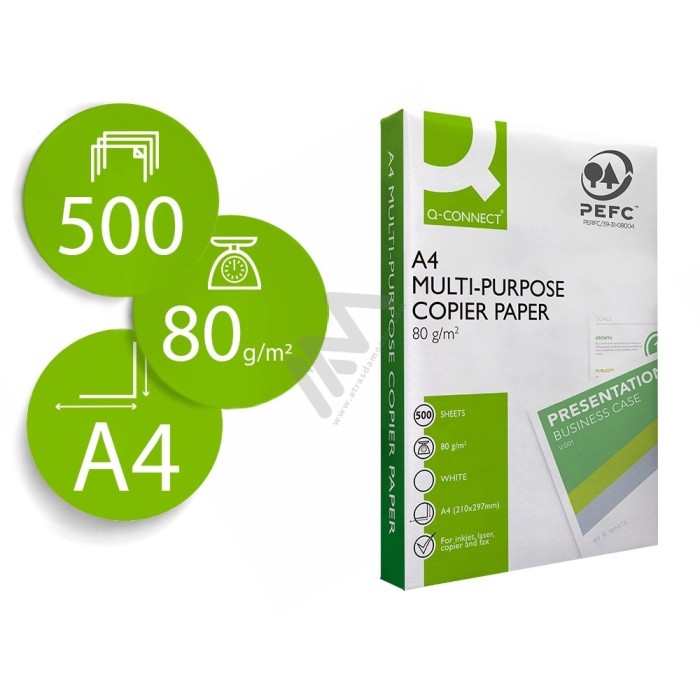 A4 Q-Connect Paper, 500 sheets 80 g/m²