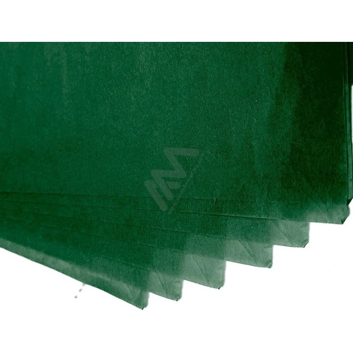 Papel Seda 18g/m² verde escuro 52x76 c/ 5 folhas