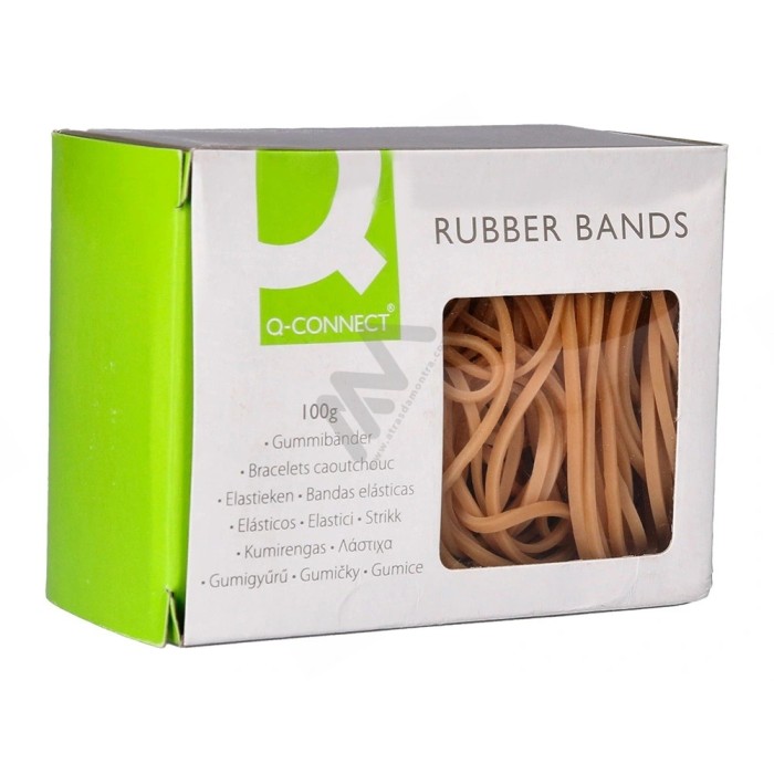 Rubber Bands Q-Connect 100 gr nº 7