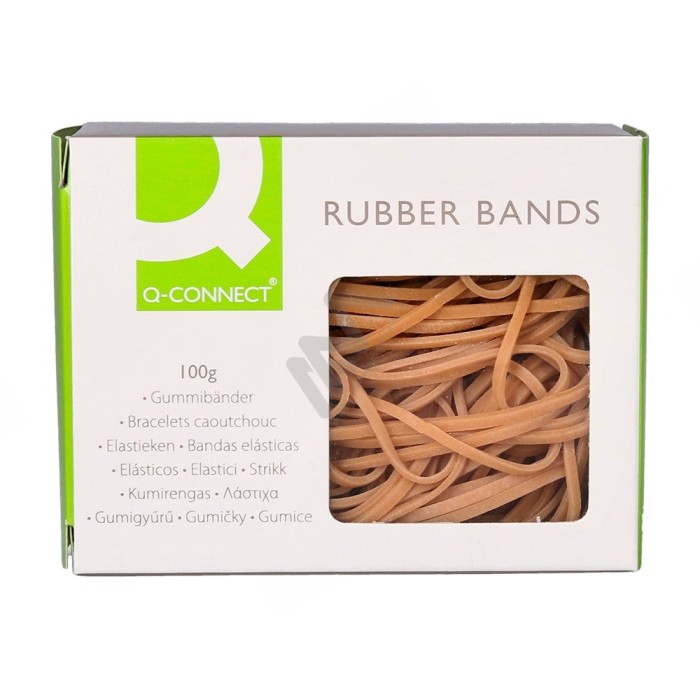 Rubber Bands Q-Connect 100 gr nº 8