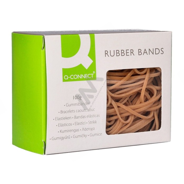 Rubber Bands Q-Connect 100 gr nº 8