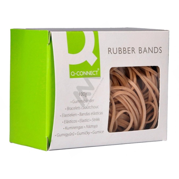 Rubber Bands Q-Connect 100 gr nº 10