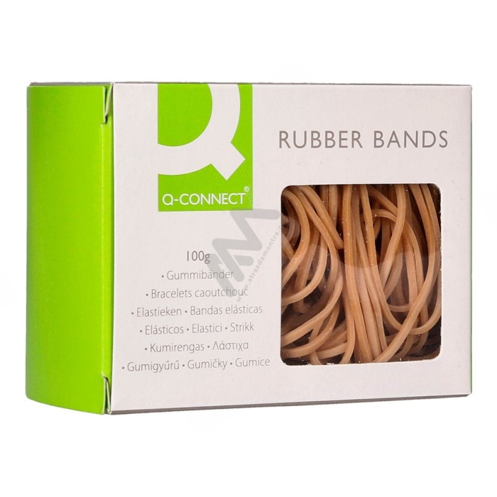 Rubber Bands Q-Connect 100 gr nº 20
